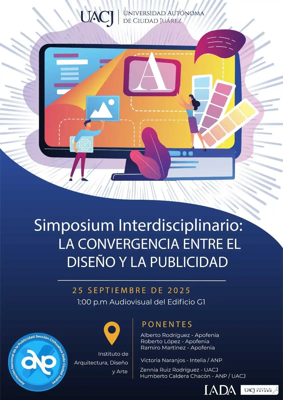 Invitación al Simposium Interdisciplinario: La convergencia entre el diseño y la publicidad