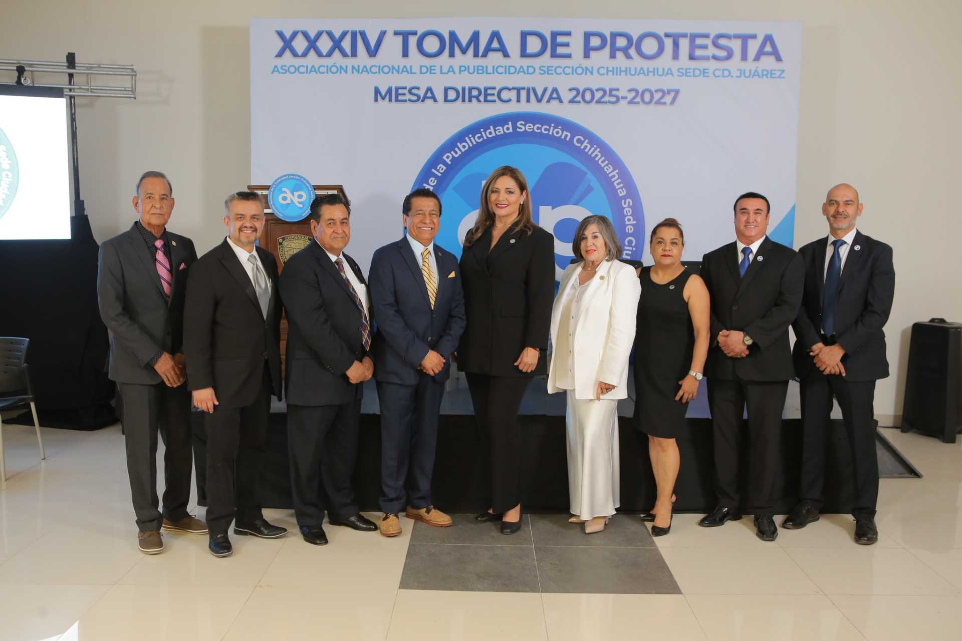 Toma de Protesta de la Nueva Mesa Directiva de la ANP Ciudad Juárez 2025-2027: Compromiso con la Publicidad y el Desarrollo Local